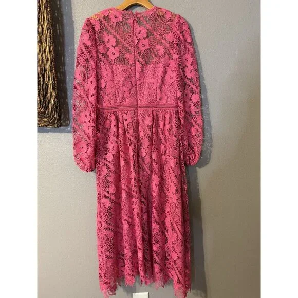 chinese dress ladies Embroidered Floral Lace Gown 18 / Ecru/Multi main image 1